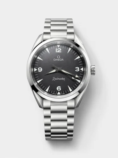 Omega Seamaster Railmaster Grey Dial Super Clone Watch - view 1