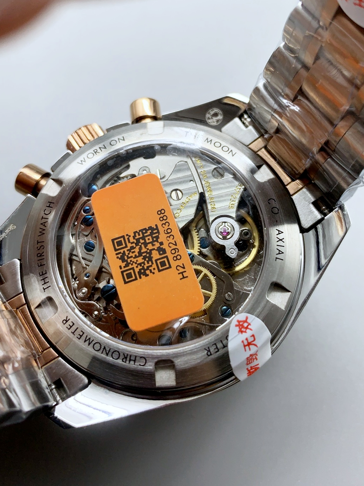 Omega Speedmaster Professional Moonwatch Two Tone Sedna Gold Swiss Super Clone Watch - view 5