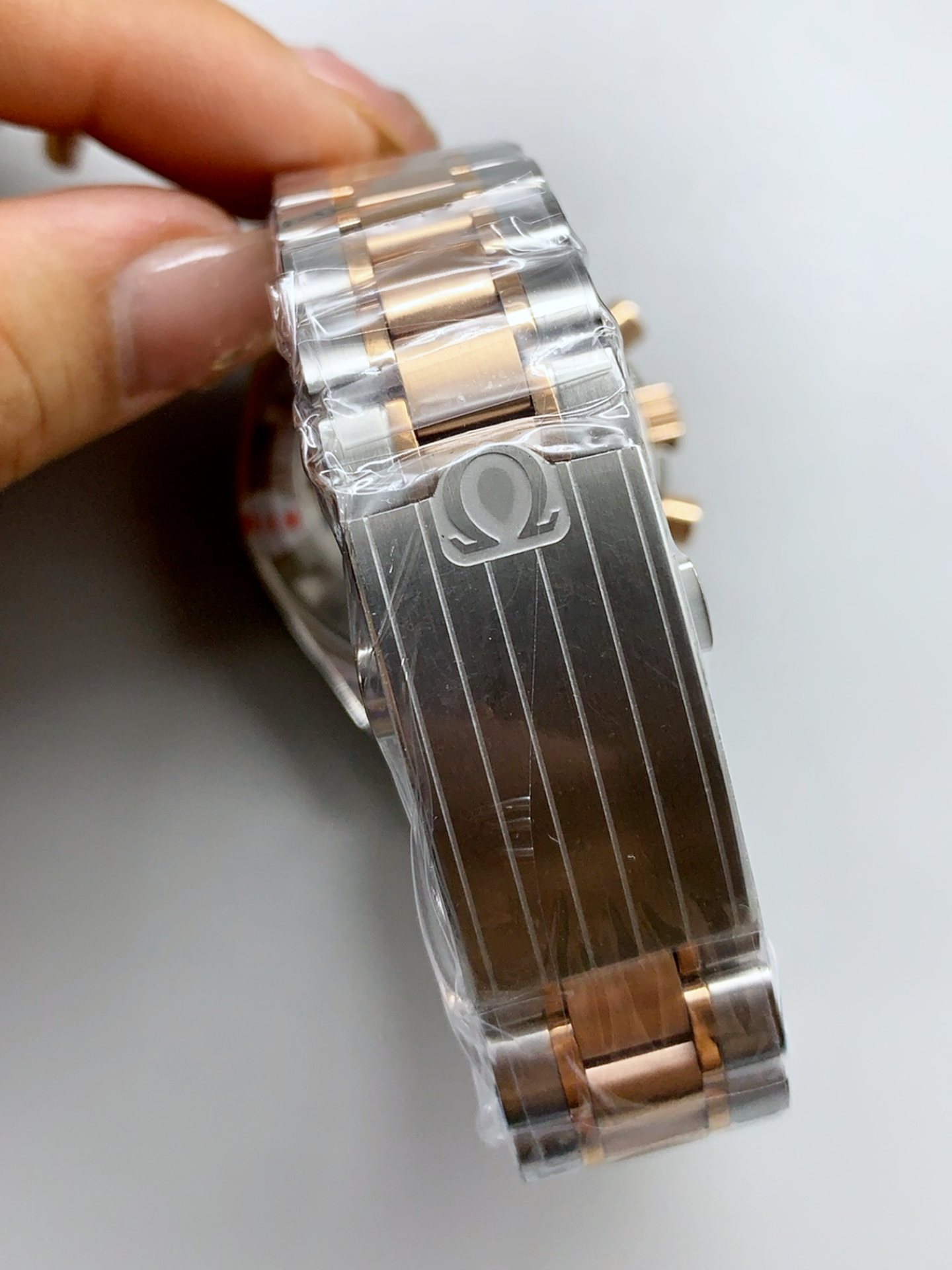 Omega Speedmaster Professional Moonwatch Two Tone Sedna Gold Swiss Super Clone Watch - view 9