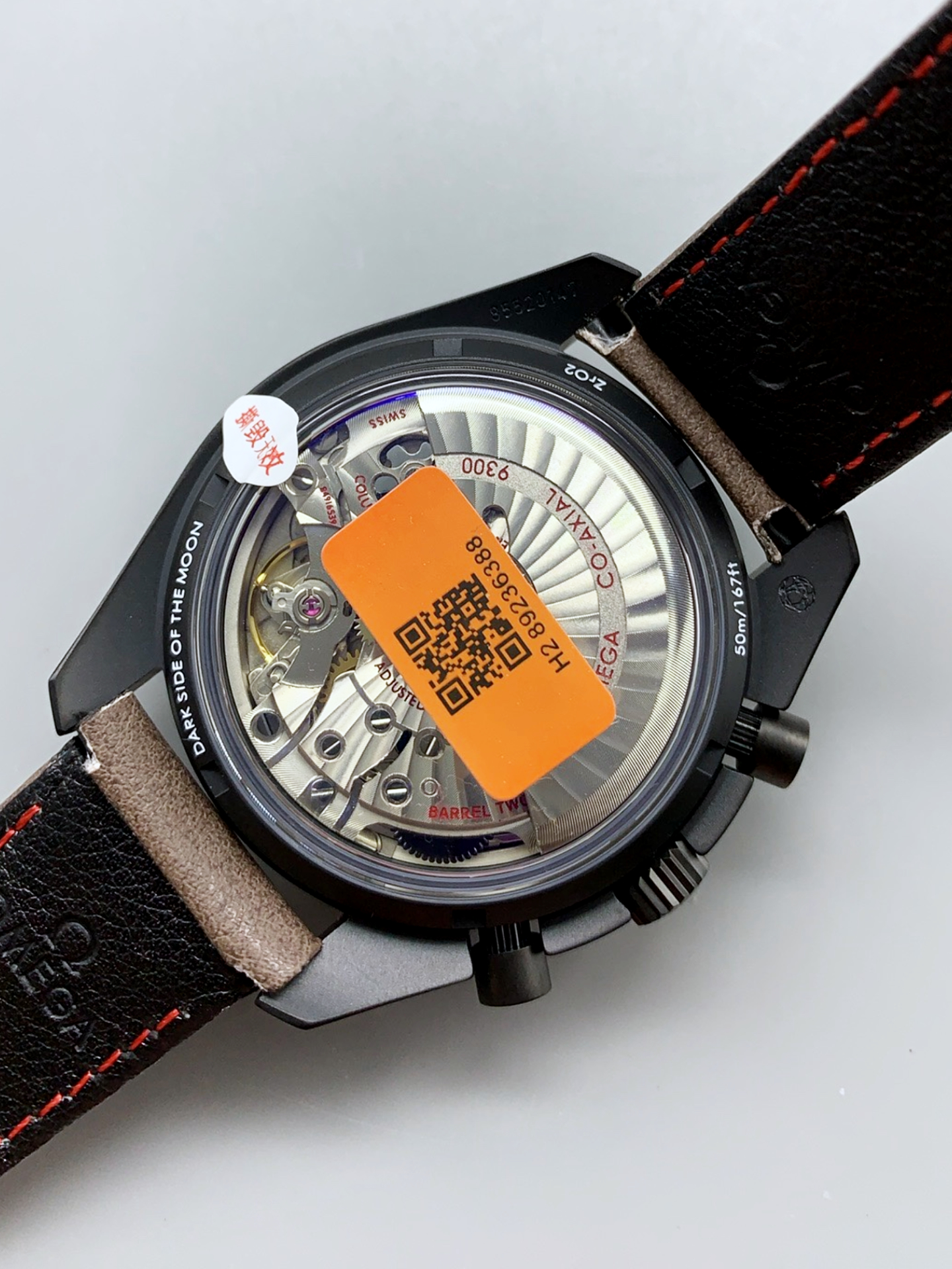 Omega Speedmaster Dark Side of the Moon Brown Strap - 1:1 Superclone Super Clone Watch - view 5