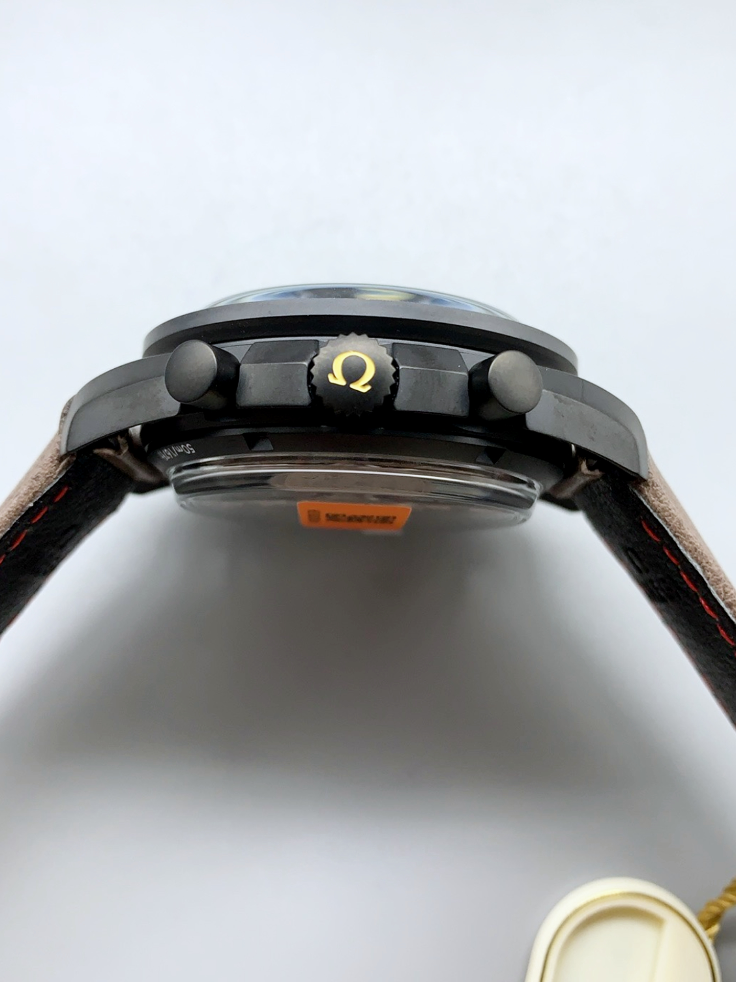 Omega Speedmaster Dark Side of the Moon Brown Strap - 1:1 Superclone Super Clone Watch - view 6