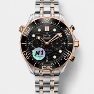 Omega Seamaster Co-Axial Master Chronograph Two Tone Steel Strap 44MM 1:1 Mirror Super Clone - view 1