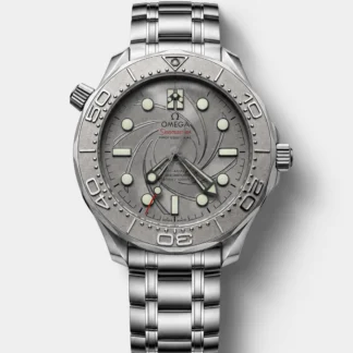 Omega Seamaster 300M Co-Axial Master Chronometer Grey Dial Titanium Bezel - 1:1 Mirror Super Clone - view 1