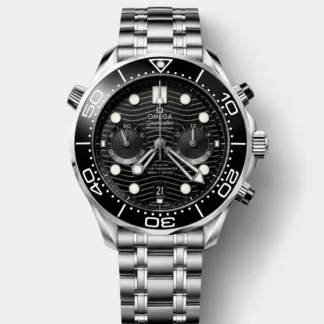 Omega Seamaster Co-Axial Master Chronograph Stainless Steel Casing and Strap 44MM 1:1 Mirror Super Clone - view 1