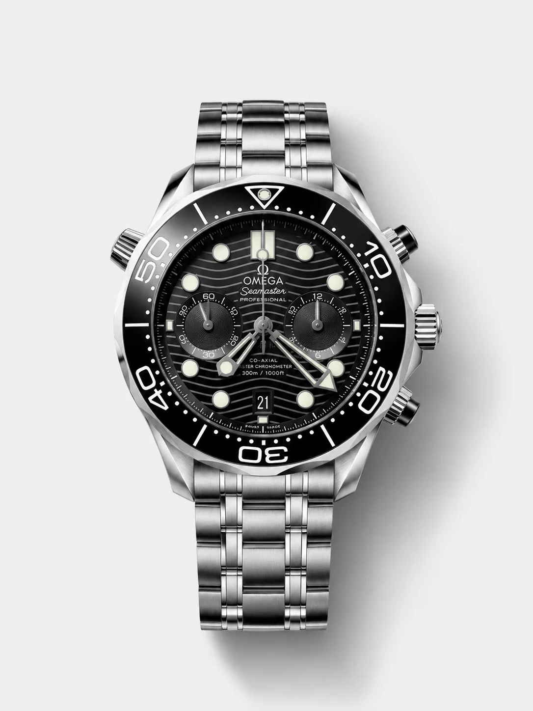 Omega Seamaster Co-Axial Master Chronograph Stainless Steel Casing and Strap 44MM 1:1 Mirror Super Clone - view 1