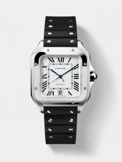 Santos De Cartier Stainless Steel Casing 1:1 Mirror Swiss Super Clone Watch 40MM - view 1