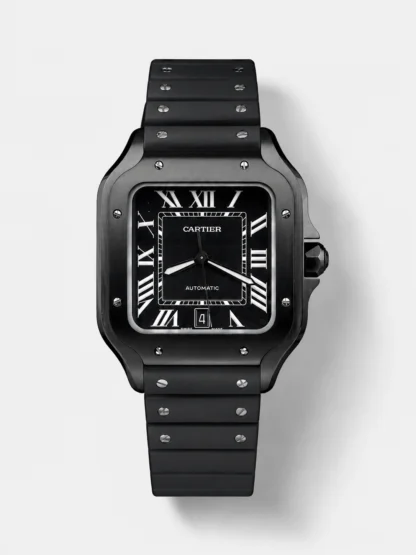 Santos De Cartier DLC Coated Casing 1:1 Mirror Swiss Super Clone Watch 40MM - view 1