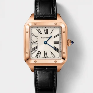 Cartier Santos Dumont Rose Gold Plated Case 27.5mm Super Clone Watch