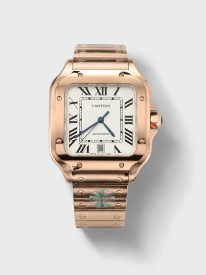 Cartier Santos De Cartier XL 1:1 Rose Gold Casing Swiss Super Clone Watch 40MM - view 1