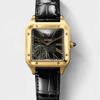 Cartier Santos Dumont 27mm Gold Finish Super Clone Watch