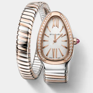 Bvlgari Serpenti Edition Two Tone Casing White Dial Watch in 1:1 Mirror Quality - Super Clone Watch - view 1