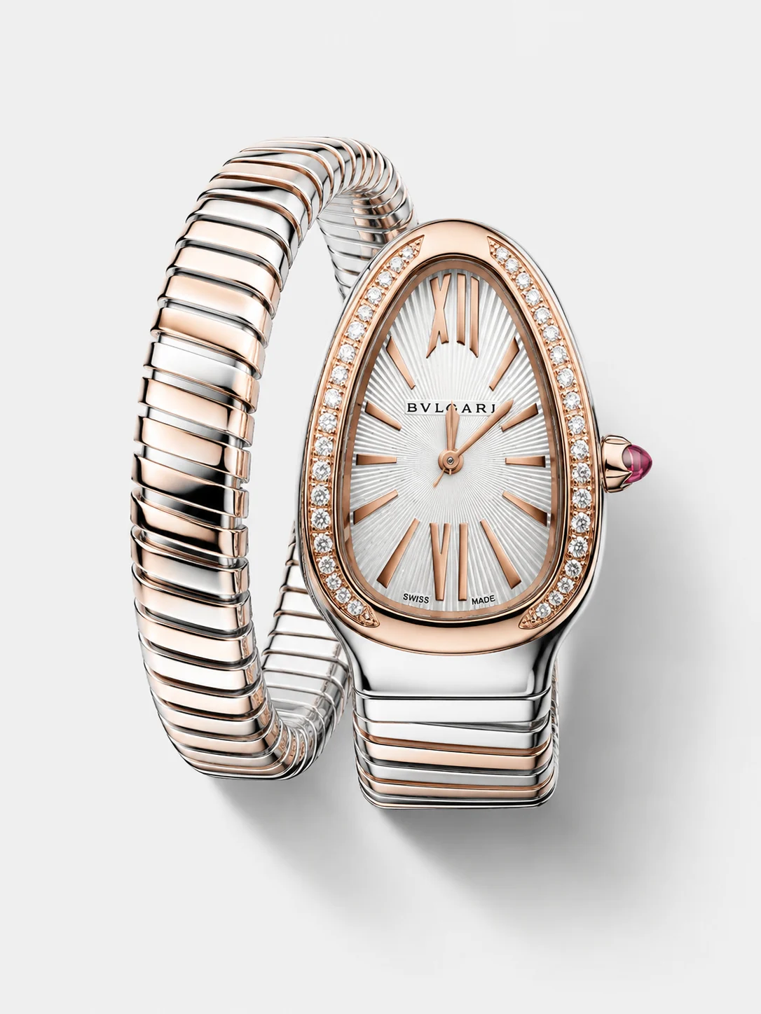 Bulgari Serpenti Two-Tone White Dial Super Clone Watch