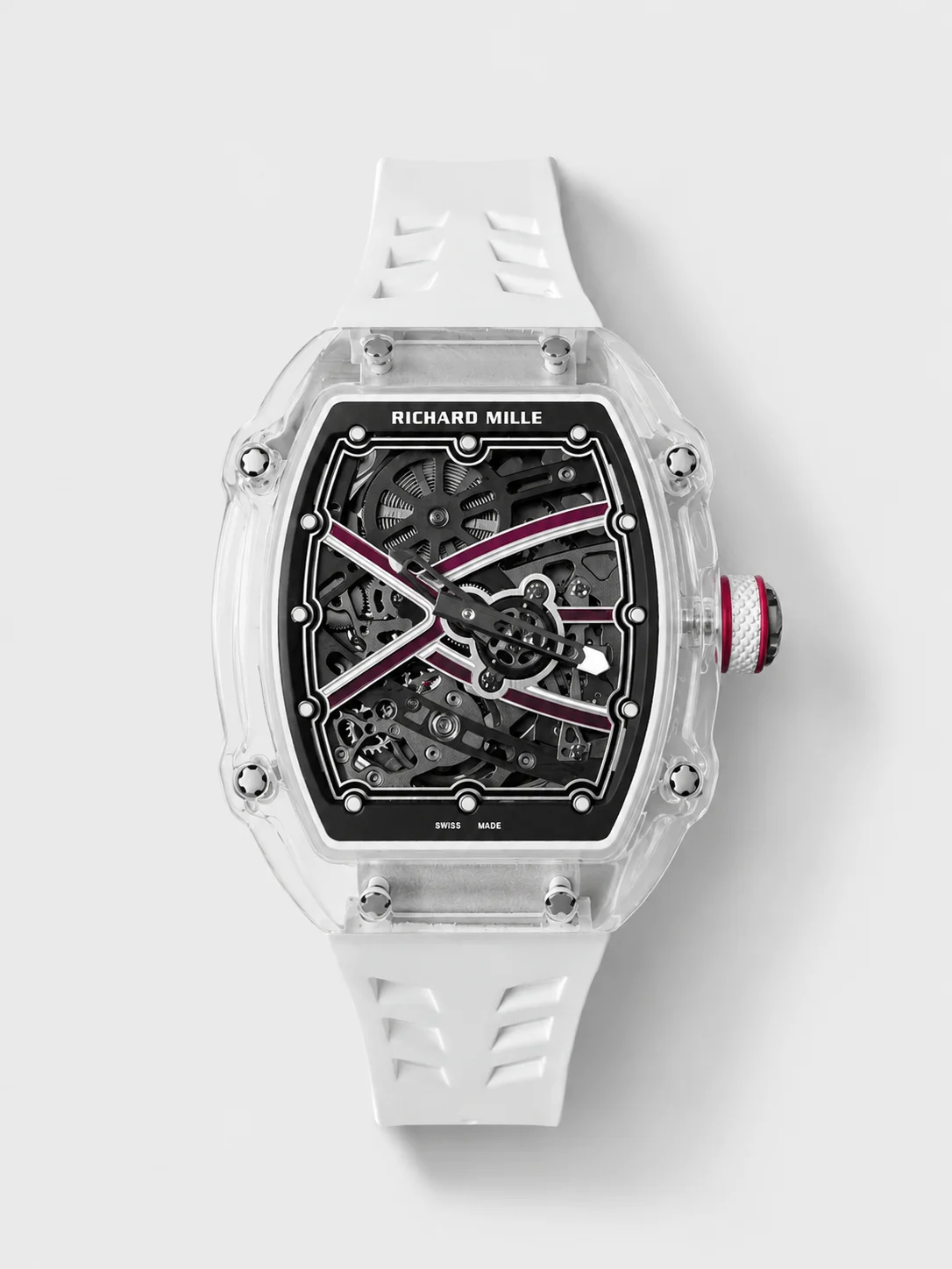 Richard Mille RM67-02 White Rubber Strap Super Clone Watch
