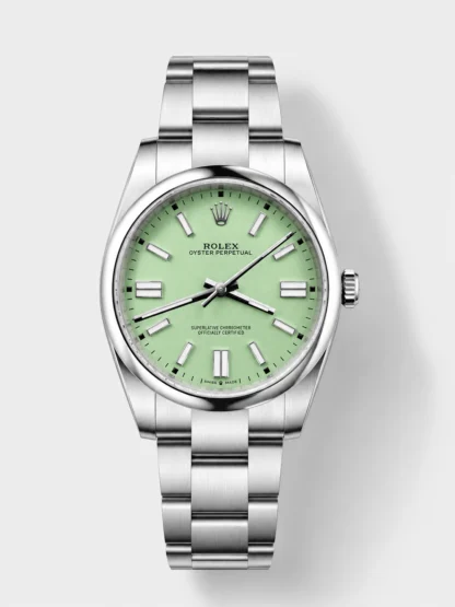 Rolex Oyster Perpetual 41mm - Cal. 3230 Movement, Avocado Green Dial, 904L Steel, Top-Tier 1:1 Super Clone - view 1