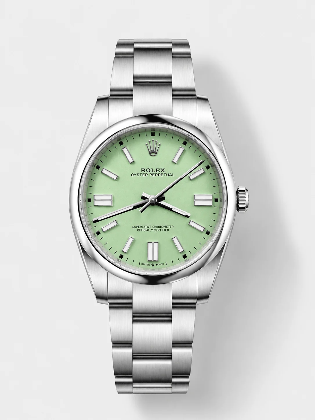 Rolex Oyster Perpetual 41mm - Cal. 3230 Movement, Avocado Green Dial, 904L Steel, Top-Tier 1:1 Super Clone - view 1