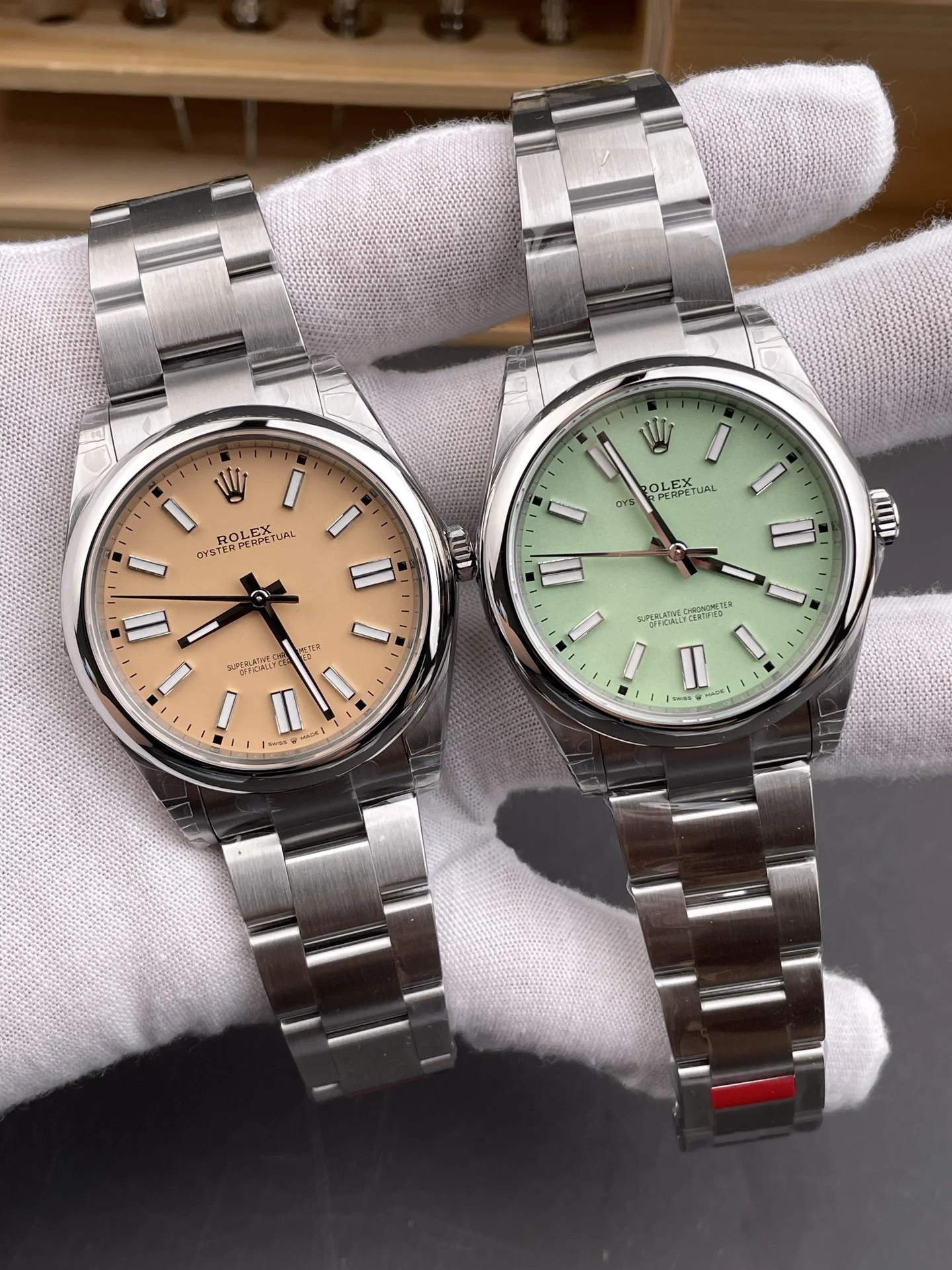 Rolex Oyster Perpetual 41mm - Cal. 3230 Movement, Avocado Green Dial, 904L Steel, Top-Tier 1:1 Super Clone - view 5