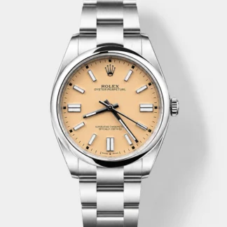 Rolex Oyster Perpetual 41mm - Cal. 3230 Movement, Khaki-Yellow Dial, 904L Steel, Top-Tier 1:1 Super Clone - view 1