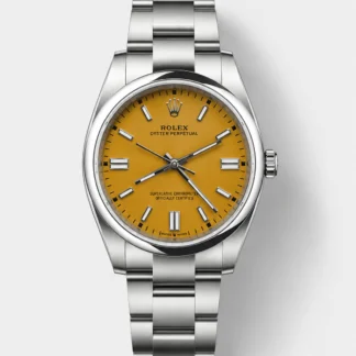 Rolex Oyster Perpetual 41mm - Cal. 3230 Movement, Yellow Dial, 904L Steel, Top-Tier 1:1 Super Clone - view 1