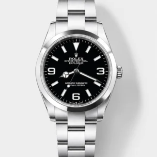 Rolex Explorer I Super Clone M124270 Black Dial 40MM - 904L Steel in ETA 3230 Movement - view 1