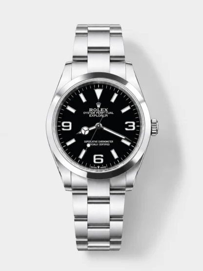 Rolex Explorer I Super Clone M124270 Black Dial 40MM - 904L Steel in ETA 3230 Movement - view 1