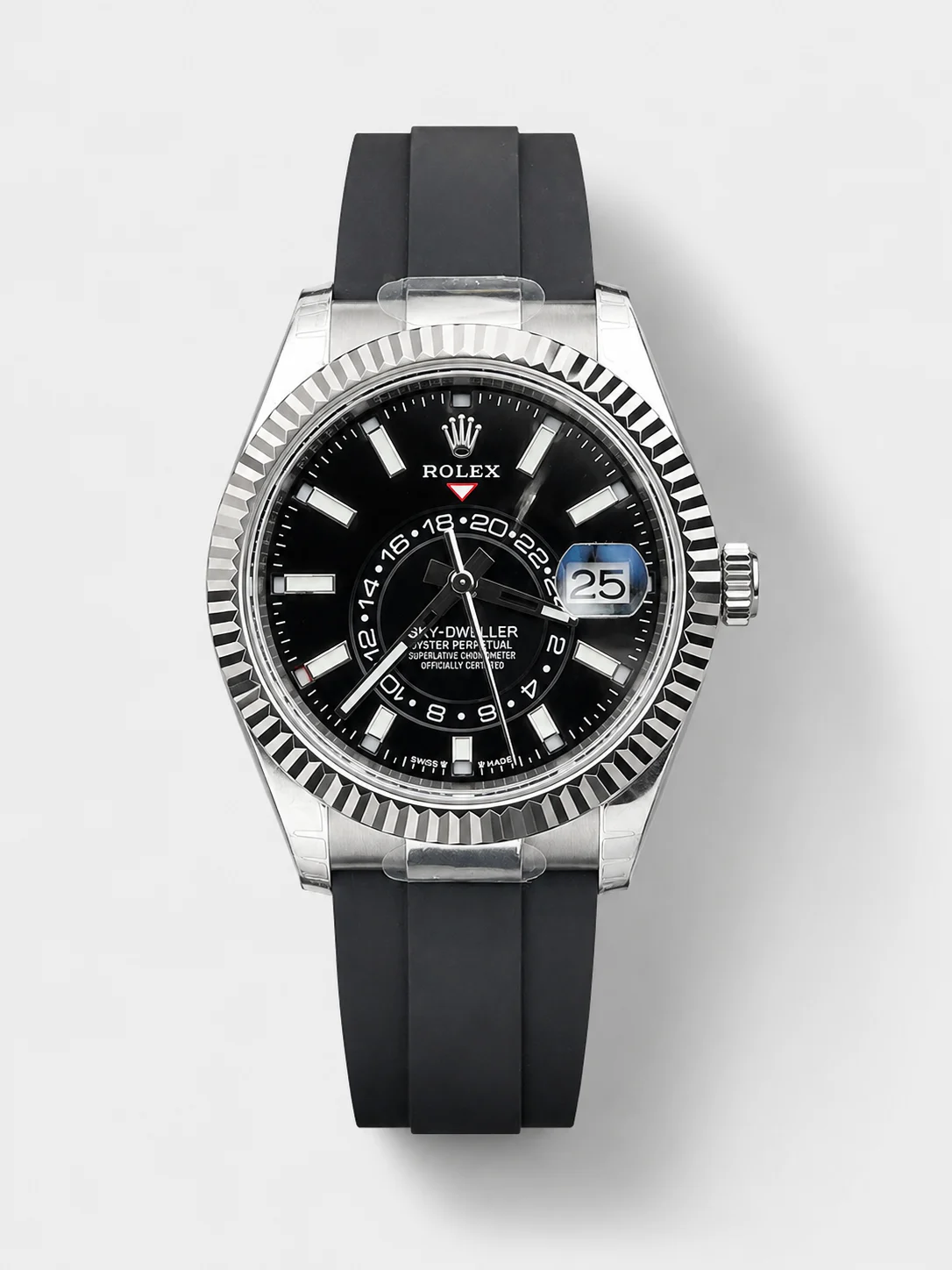 Rolex Sky-Dweller REF# M336235 Black Dial Watch in 904L Steel Case 1:1 Mirror Super Clone - view 1