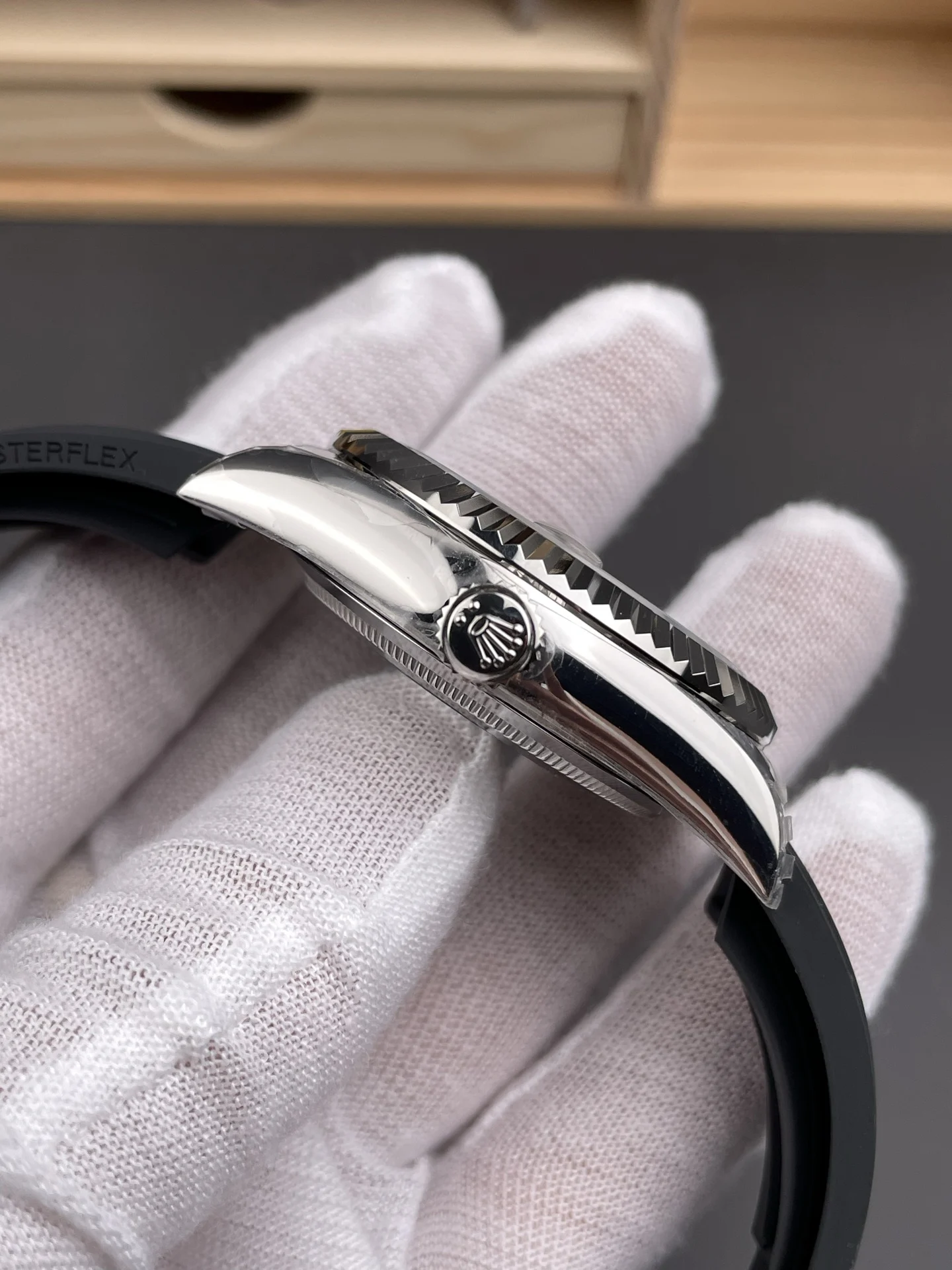 Rolex Sky-Dweller REF# M336235 Black Dial Watch in 904L Steel Case 1:1 Mirror Super Clone - view 7