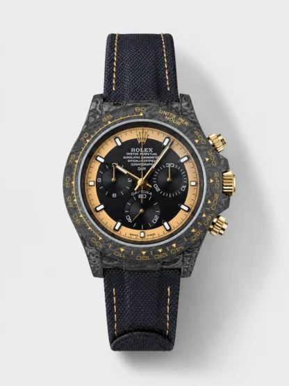 Rolex Cosmograph Daytona DiW CREAM INVERT GOLD Edition Carbon Fiber Super Clone Watch - view 1