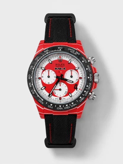 Rolex Daytona Super Clone DiW Kakha Kaladze Red Carbon Casing Watch in Red Dial 1:1 Mirror Watch - view 1