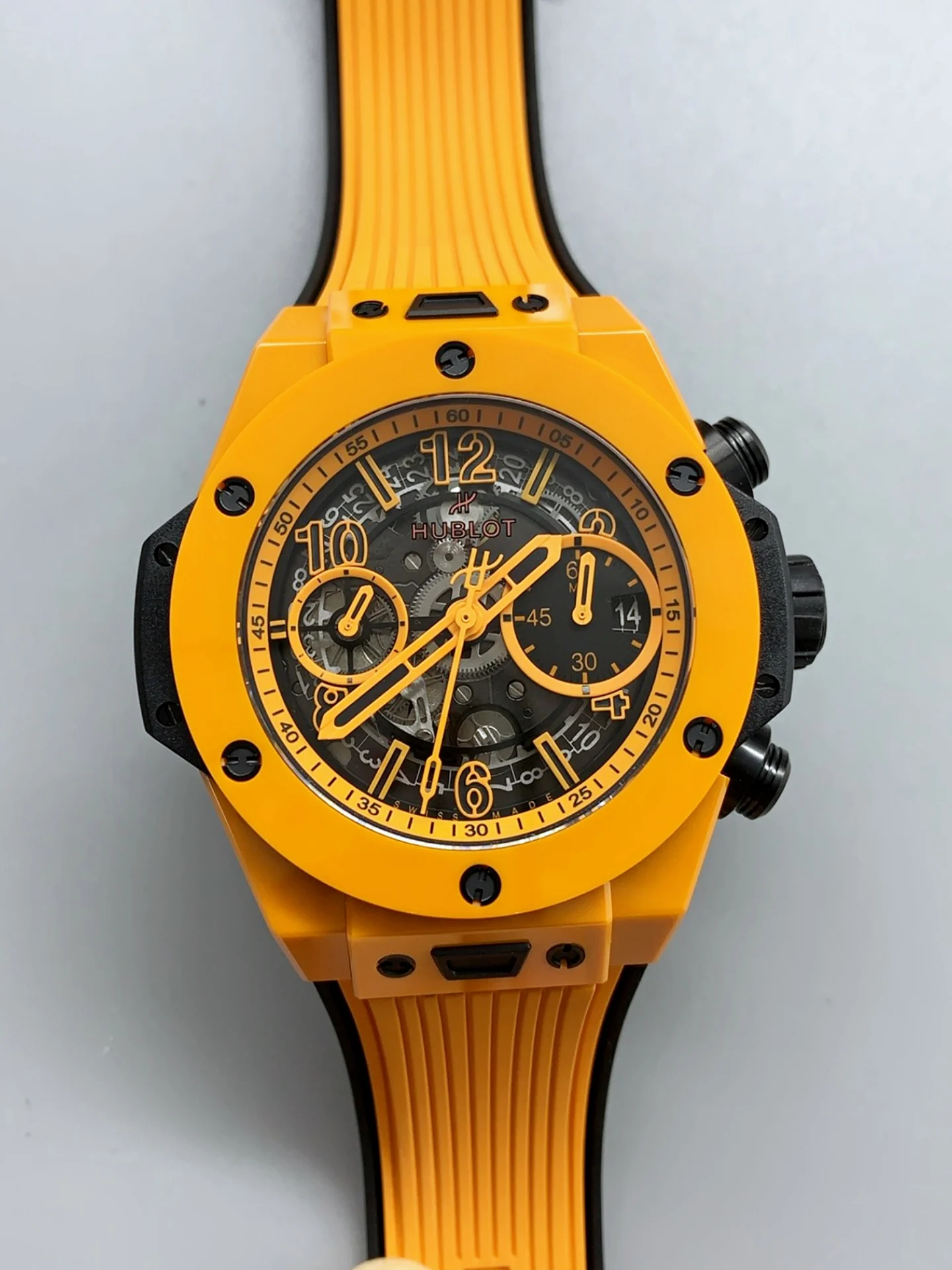 Hublot Spirit of Bang Orange Magic Edition Watch in Ceramic Casing - 42MM Swiss Super Clone - view 2