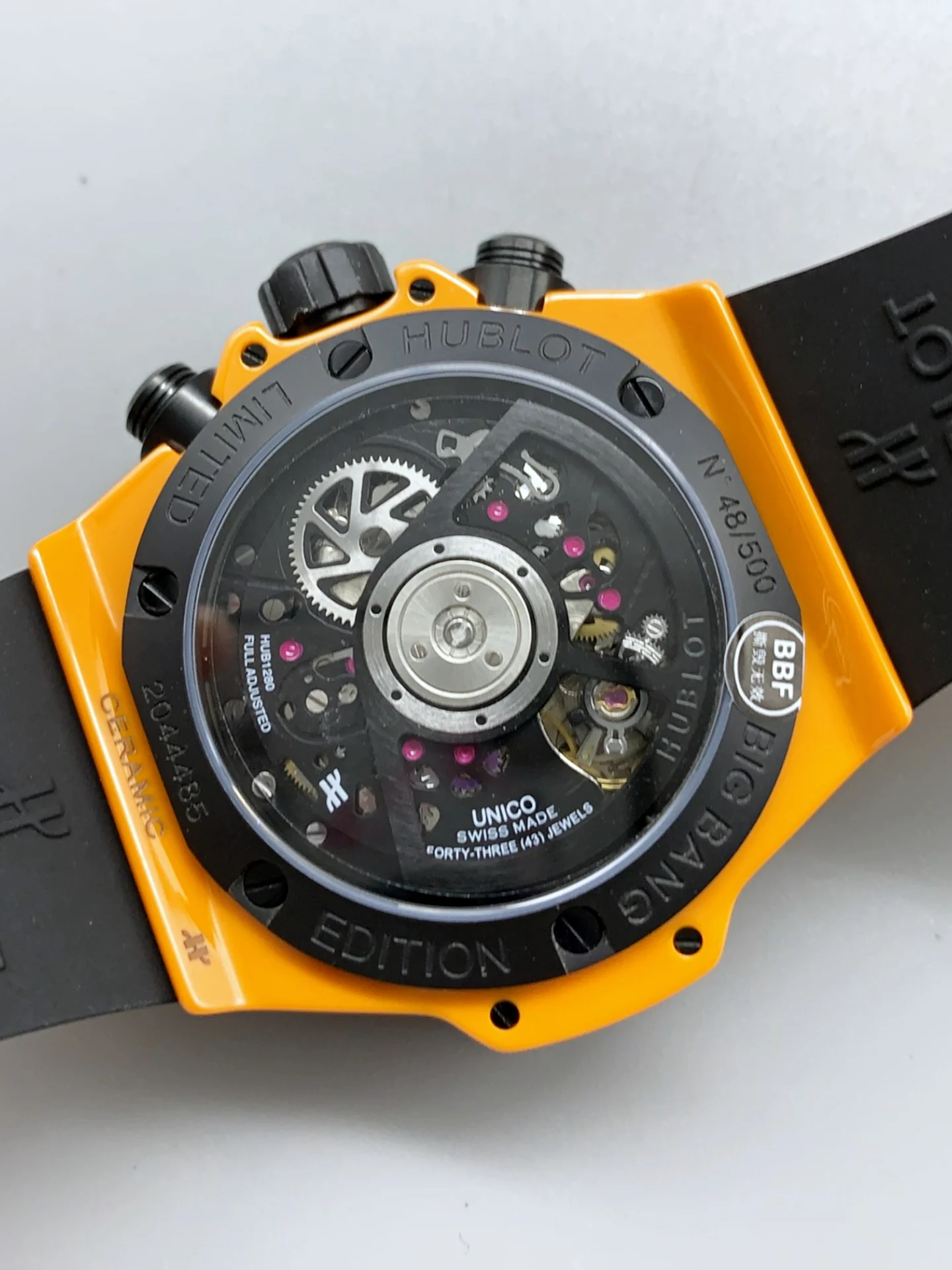 Hublot Spirit of Bang Orange Magic Edition Watch in Ceramic Casing - 42MM Swiss Super Clone - view 6