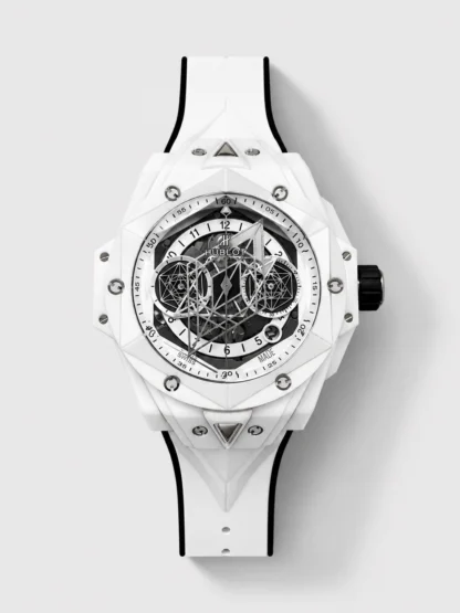 Hublot Big Bang UNICO Sang Bleu II White Ceramic 1:1 Mirror Quality Swiss Super Clone Watch - view 1