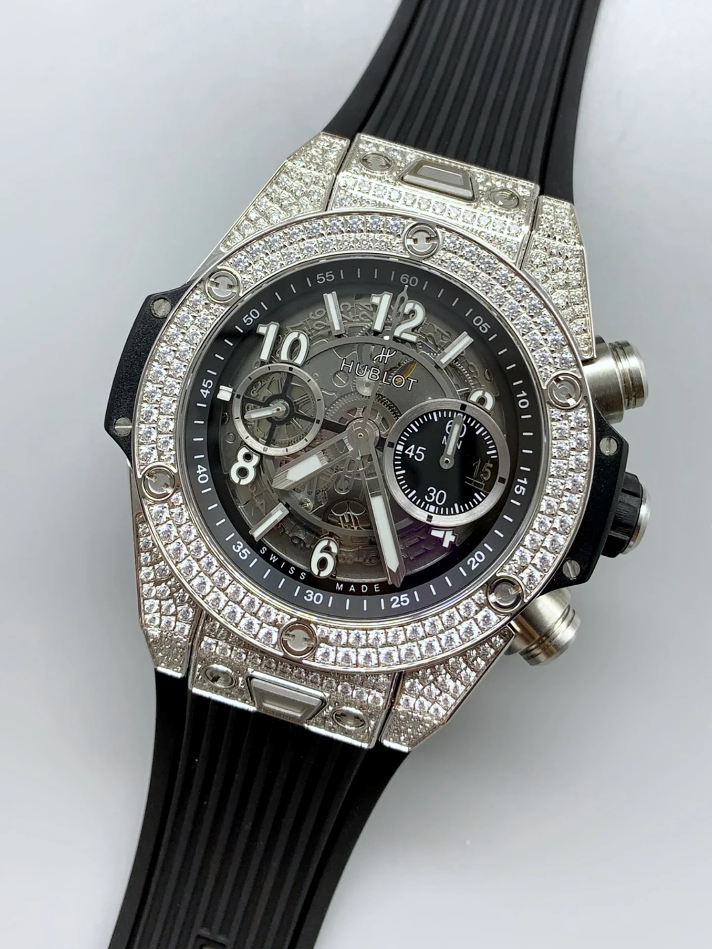 Hublot Big Bang Unico Diamonds 1:1 Mirror Edition Swiss Super Clone Watch - view 3