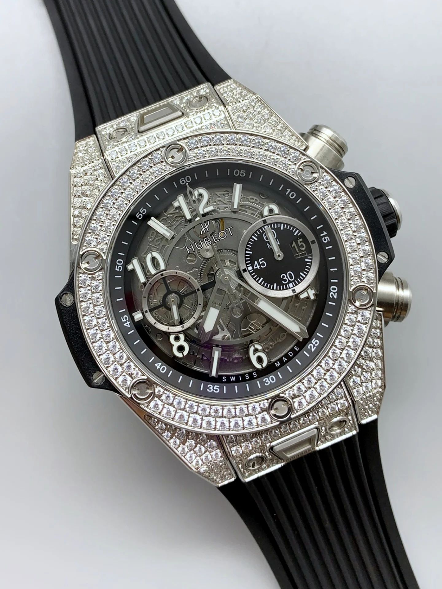 Hublot Big Bang Unico Diamonds 1:1 Mirror Edition Swiss Super Clone Watch - view 4