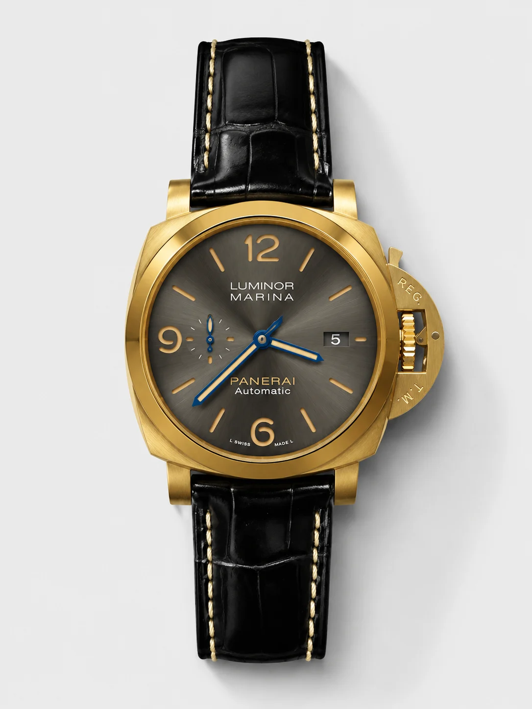 Panerai Luminor Marina PAM1115 1:1 Mirror Swiss Super Clone Watch 44MM Yellow Gold - view 1