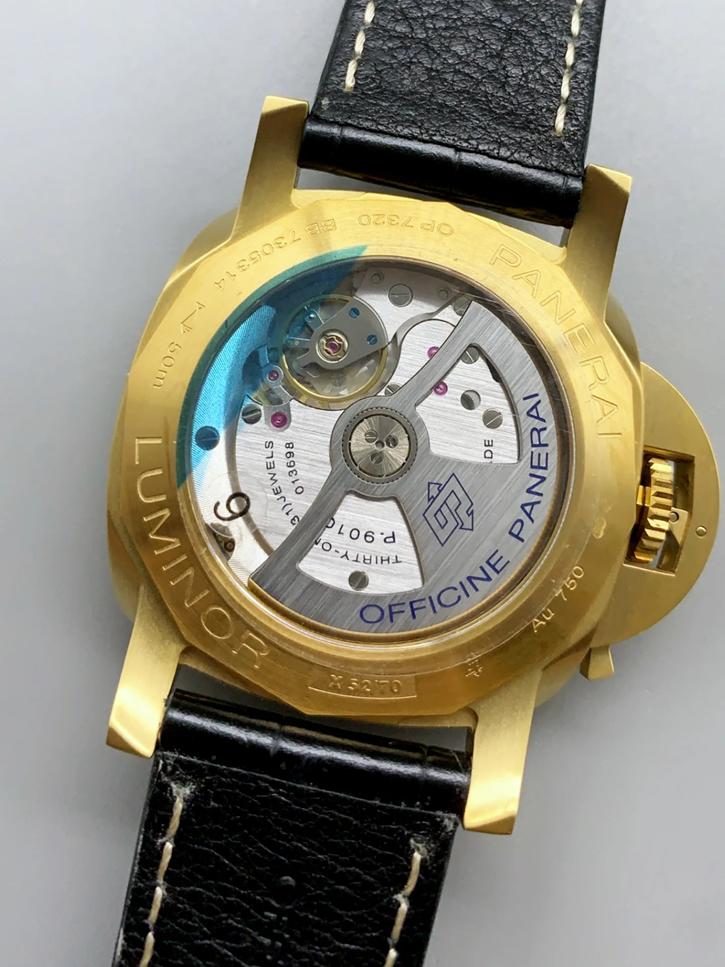 Panerai Luminor Marina PAM1115 1:1 Mirror Swiss Super Clone Watch 44MM Yellow Gold - view 7
