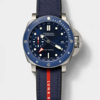 Panerai Submersible PAM01507 GMT Luna Rossa Titanio Super Clone Watch - view 1