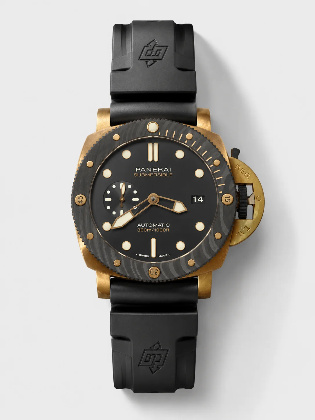 Panerai PAM01070 Submersible GOLDTEC OROCARBO - 44MM 1:1 Mirror Super Clone - view 1