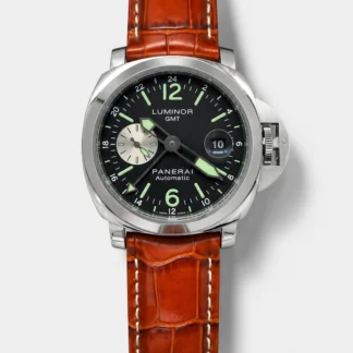 Panerai Luminor GMT PAM088 (Polished Stainless Steel) - Top-Tier Super Clone Watch - view 1
