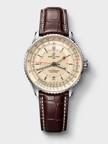 Breitling Navitimer 01 GMT Milky White Dial Swiss Super Clone Watch - view 1