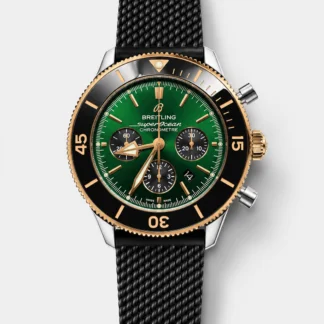 Breitling Superocean Heritage Chronograph - Green Dial, Rubber Strap - Top-Tier Super Clone - view 1