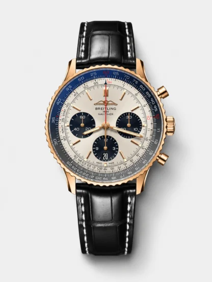 Breitling Navitimer B01 Chronograph 43 - Rose Gold Dial, Top-Tier 1:1 Swiss Super Clone - view 1