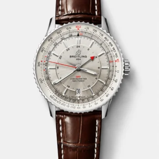 Breitling Navitimer 01 GMT Silver Dial Swiss Super Clone Watch - view 1