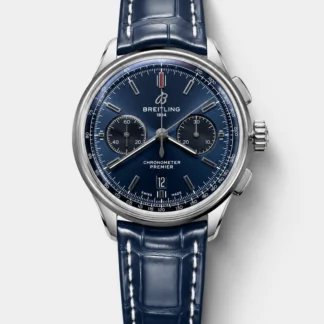 Breitling Premier B01 Chronograph 42 Edition Watch 1:1 Mirror Quality in Blue Dial - Super Clone Watch - view 1