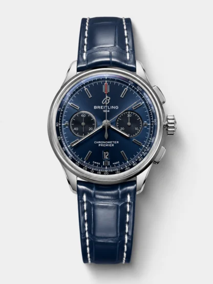Breitling Premier B01 Chronograph 42 Edition Watch 1:1 Mirror Quality in Blue Dial - Super Clone Watch - view 1