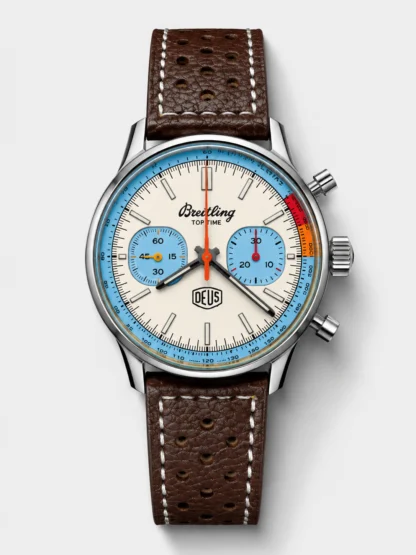 Breitling Top Time B01 Deus Edition Leather Strap 1:1 Mirror Swiss Super Clone Watch - view 1