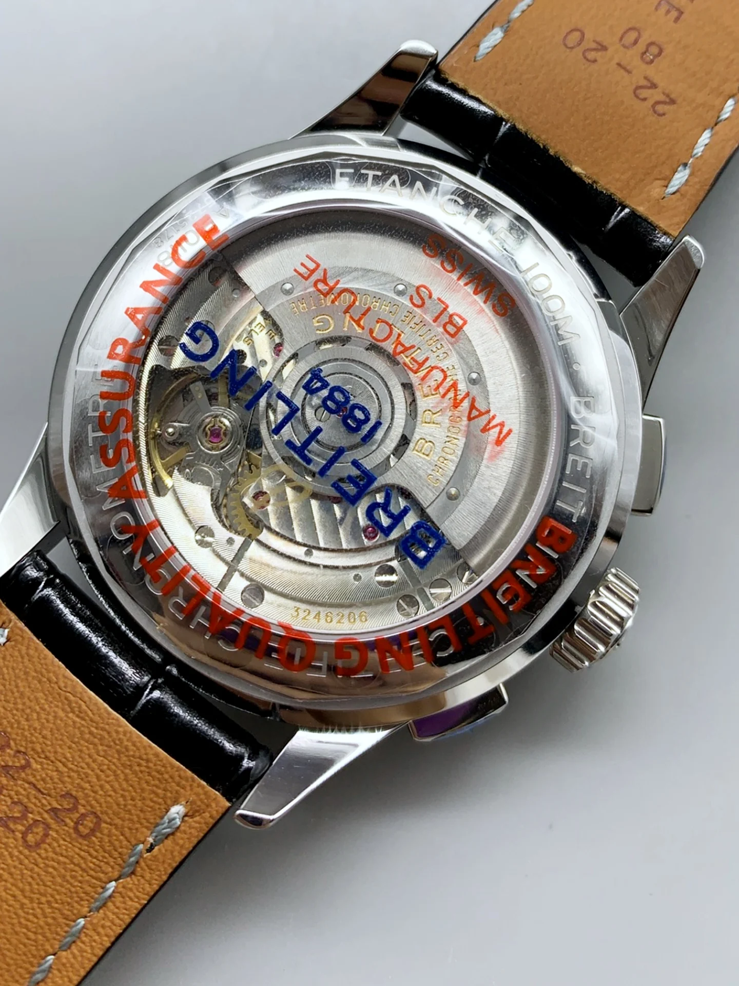Breitling Premier B01 Chronograph 42 Edition Watch 1:1 Mirror Quality in Steel White Dial - Super Clone Watch - view 5
