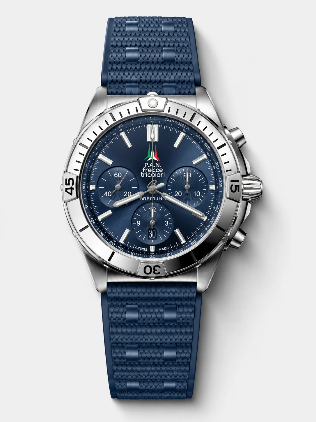 Breitling Chronomat B01 42 Edition Swiss 904L Steel Casing Blue Dial 1:1 Mirror Super Clone Watch - view 1