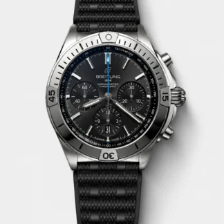 Breitling Chronomat B01 42 Series - Swiss 904L Steel Case, Black Dial - 1:1 Top-Tier Super Clone Watch - view 1