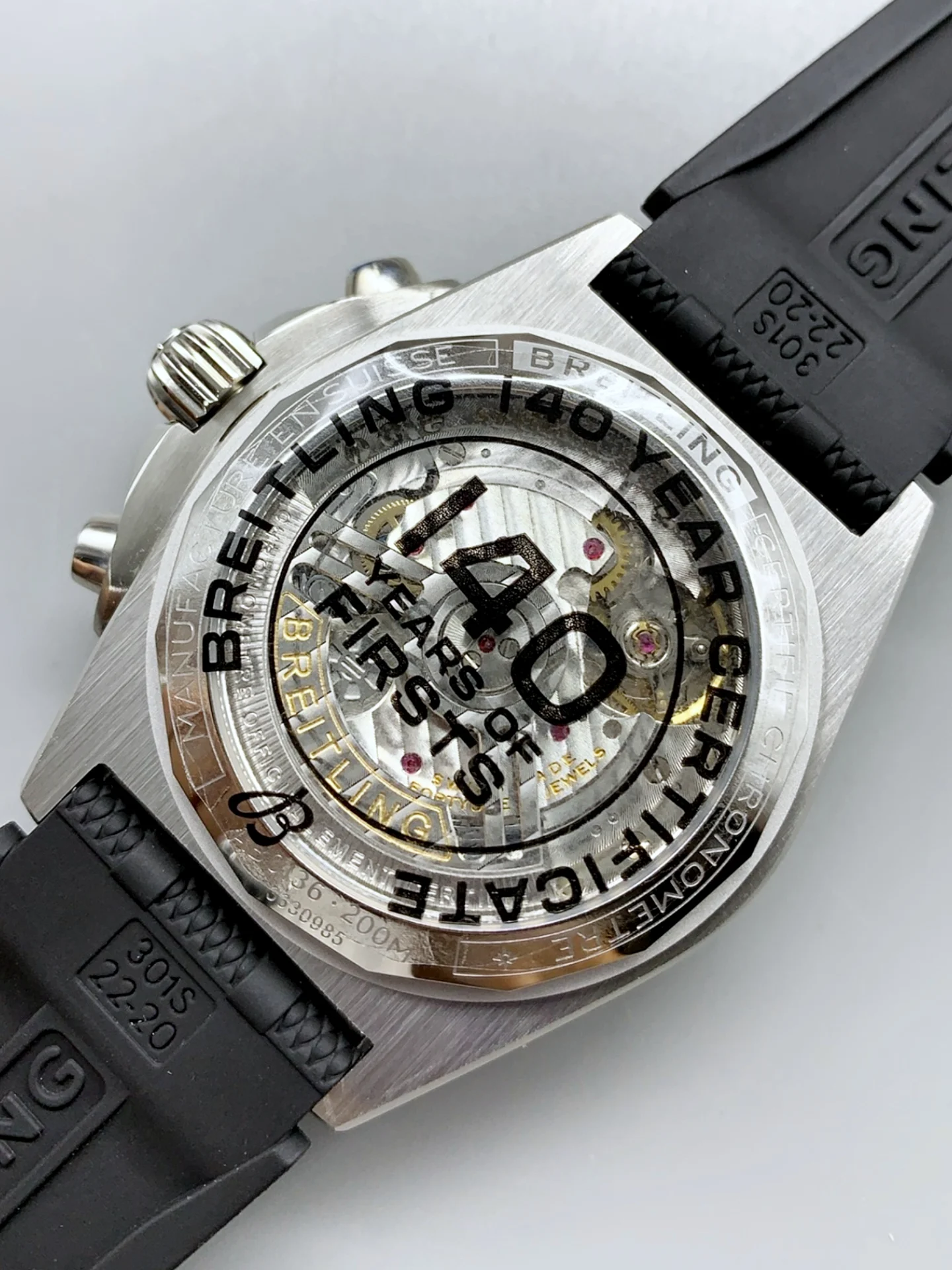 Breitling Chronomat B01 42 Series - Swiss 904L Steel Case, Black Dial - 1:1 Top-Tier Super Clone Watch - view 5