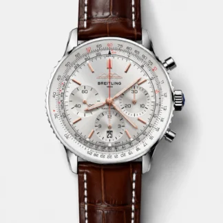 Breitling Navitimer B01 Chronograph 43 White Dial - 904L Steel Casing 1:1 Mirror Swiss Super Clone - view 1